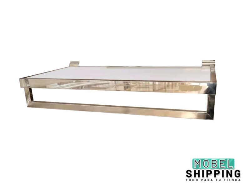 Perchero de acero para panel de lama
