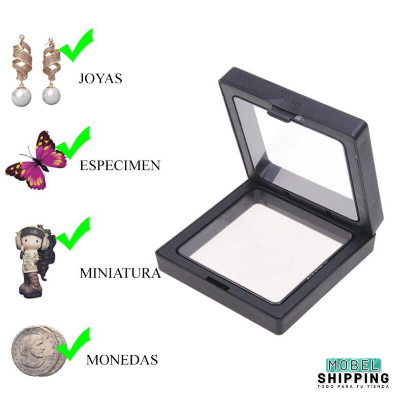 Caja de almacenamiento de joyas o menedas