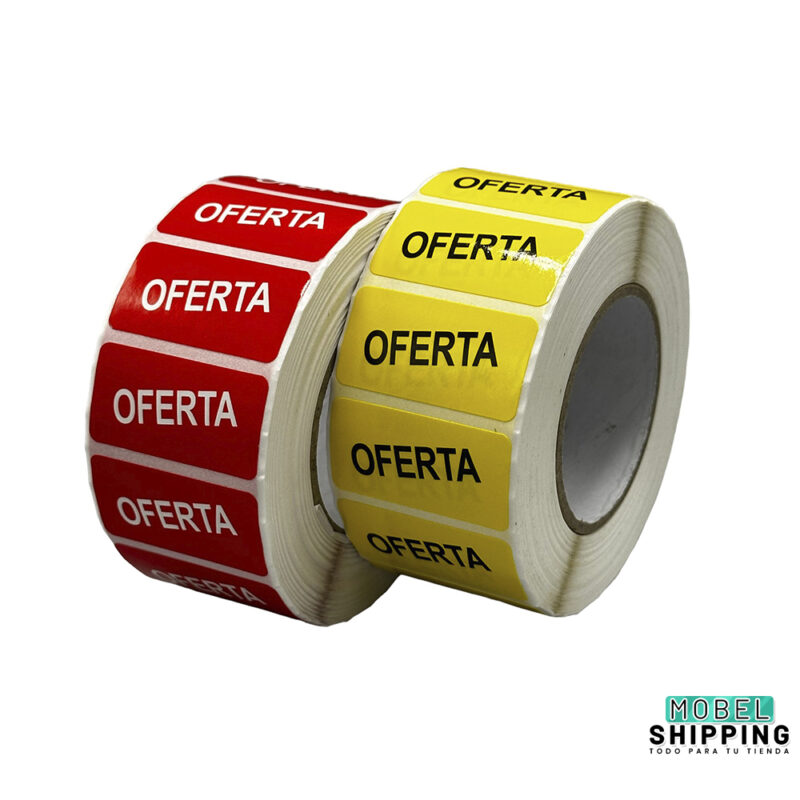 Rollo de etiquetas de oferta
